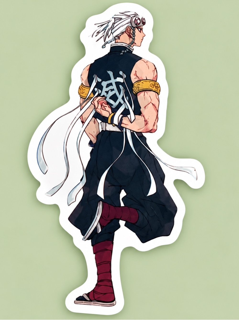Tengen Uzui Demon Slayer Sticker | Anime Vinyl Decal